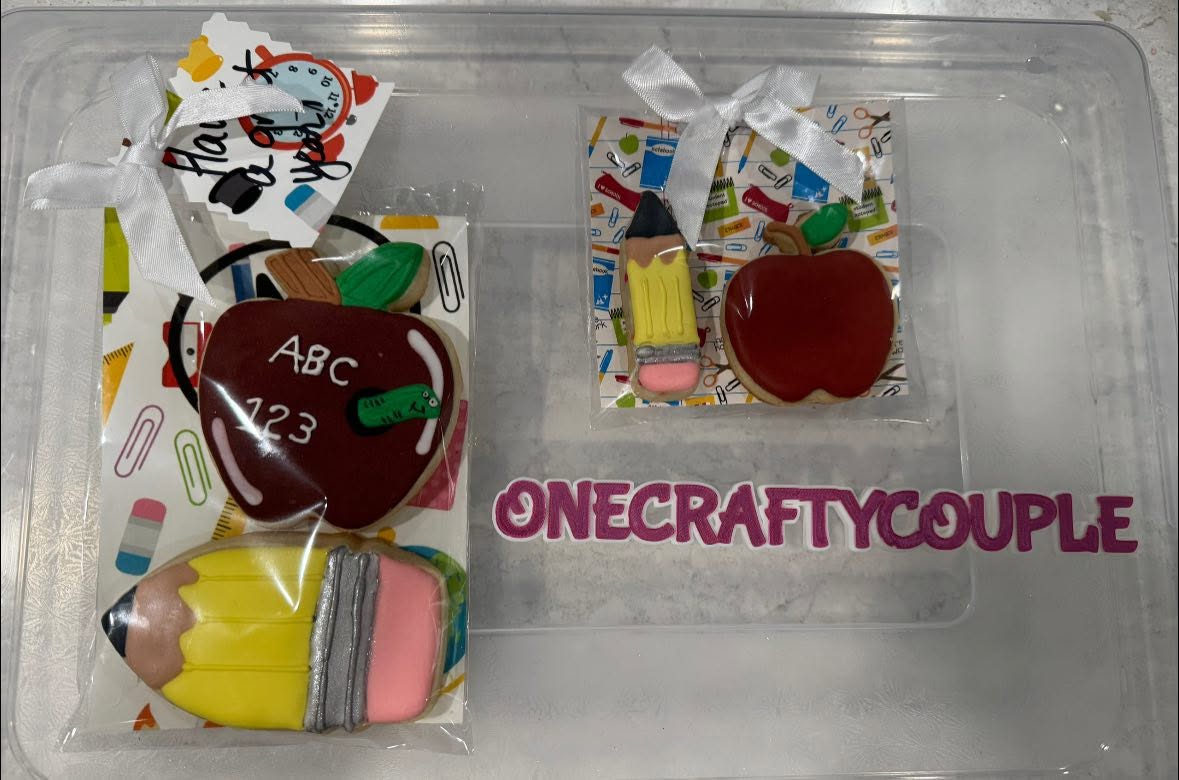 Custom decorated cookies by Sugar & Scrubs
