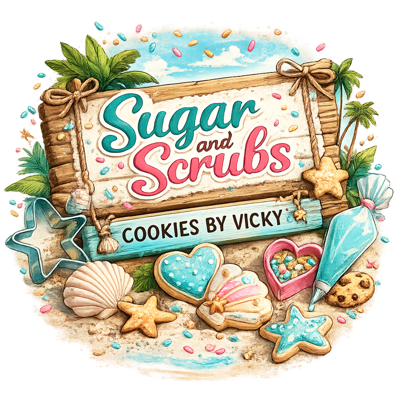 Sugar & Scrubs Cookies by Vicky logo
