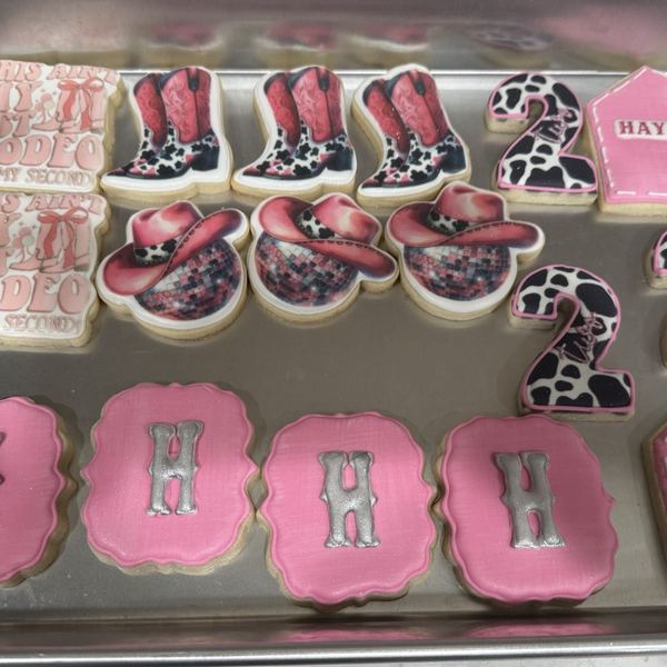 Custom decorated cookies by Sugar & Scrubs