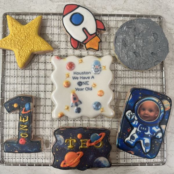 Custom decorated cookies by Sugar & Scrubs