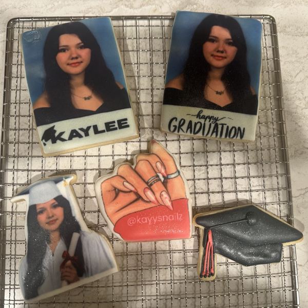 Custom decorated cookies by Sugar & Scrubs