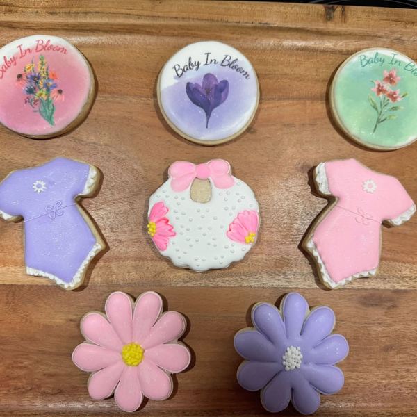 Custom decorated cookies by Sugar & Scrubs